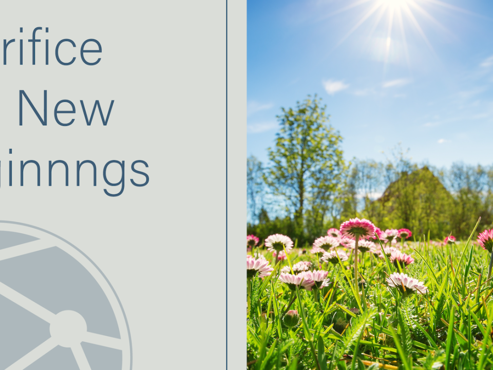 Sacrifice and New Beginnings