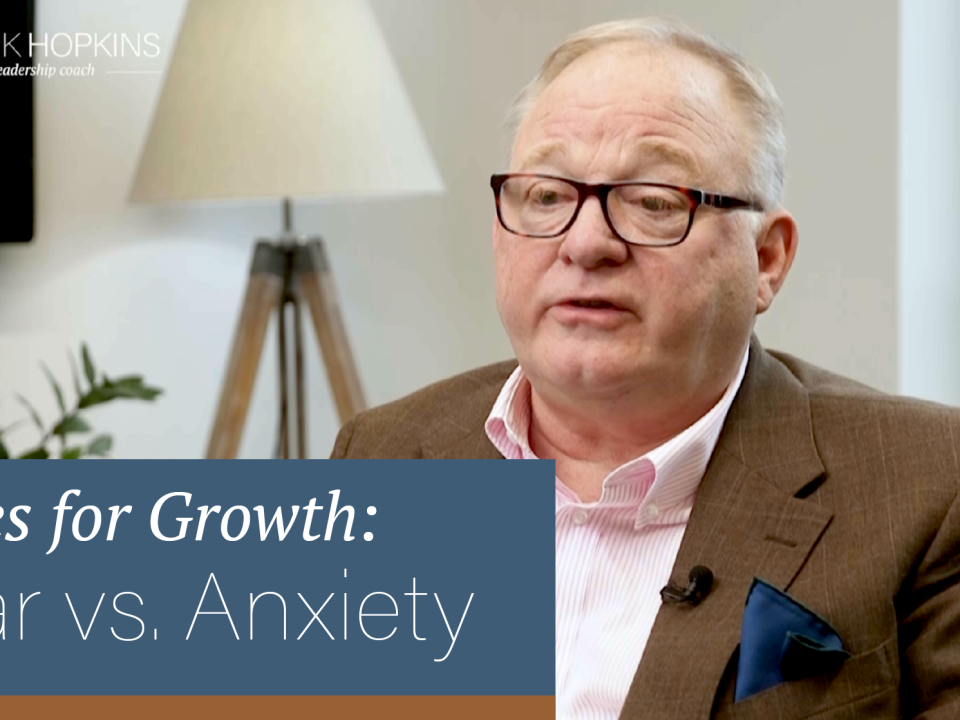 Notes for Growth: Fear vs Anxiety