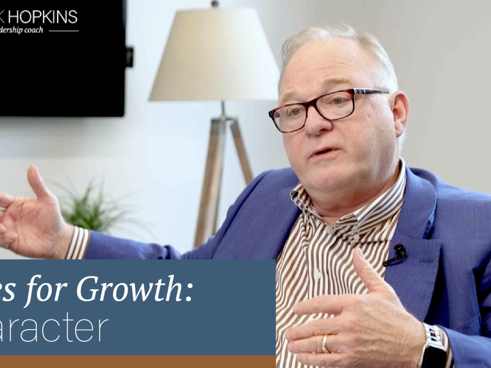 Notes for Growth: Character