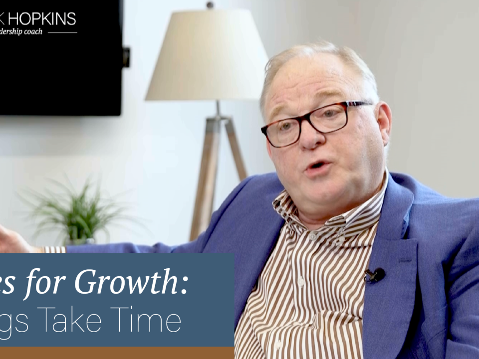 Notes for Growth: Things Take Time