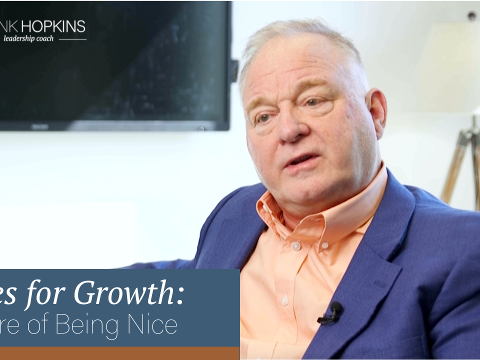 Frank Hopkins, Culture of Being Nice